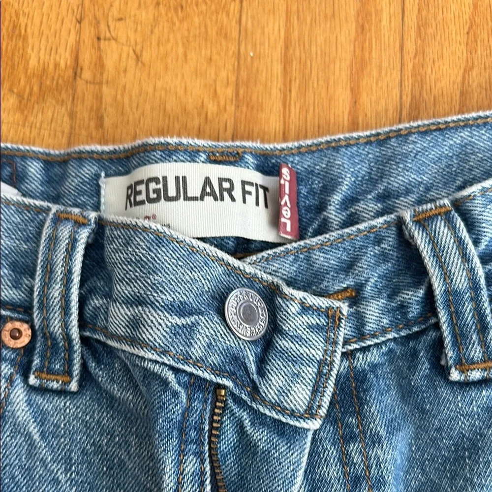 Levi's 505 Blue Jeans cut off shorts - Picture 5 of 5